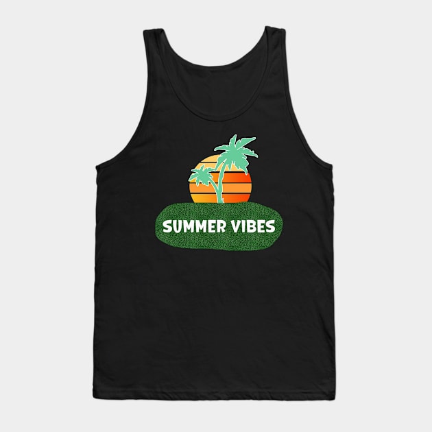 Summer Vibes Tank Top by Prime Quality Designs